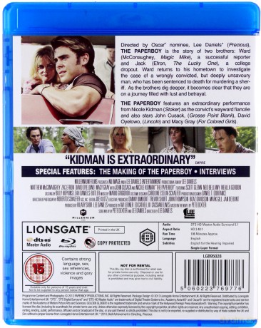 The Paperboy (Pokusa) [Blu-Ray]