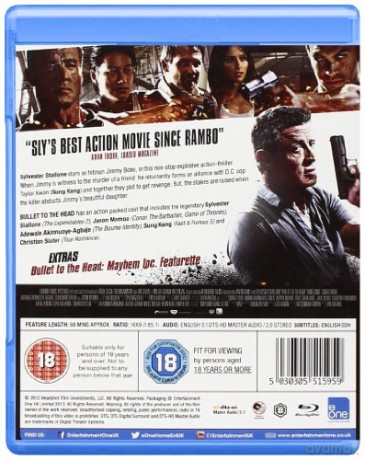Bullet to the Head (Kula W Łeb) [Blu-Ray]