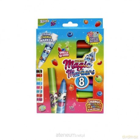 Markery pachnące magiczne 8szt