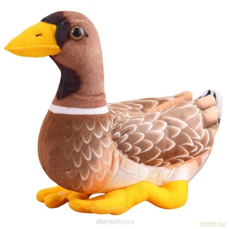 Maskotka Kaczka brązowo żółta 28 cm