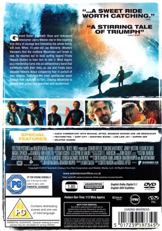 Chasing Mavericks (Wysoka Fala) [DVD]