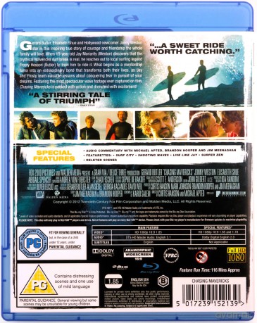 Chasing Mavericks (Wysoka Fala) [Blu-Ray]