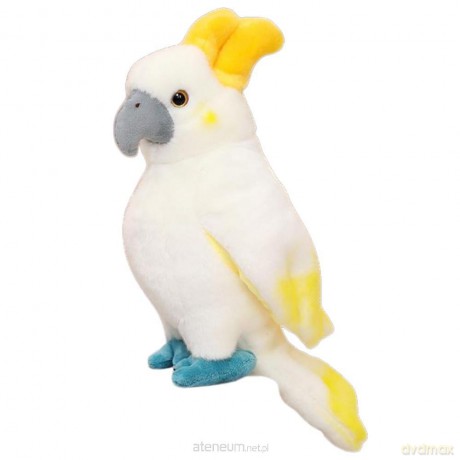 Maskotka Papuga Kakadu biała 35 cm