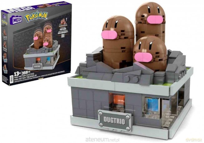 Mega Pokemon Mini Motion Dugtrio [KLOCKI]