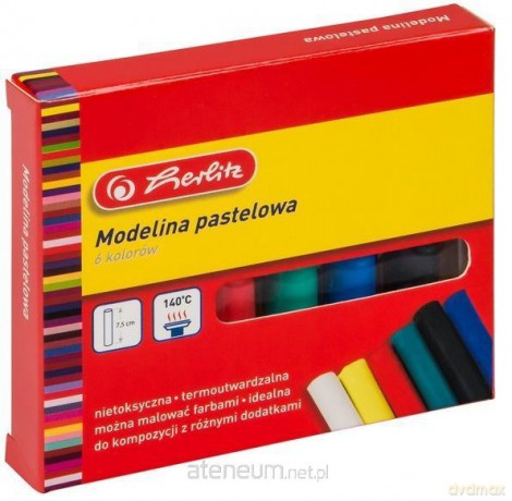 Modelina klasyczna 6 kolorów pastel