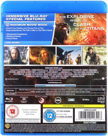 Wrath Of The Titans (Gniew Tytanów) [Blu-Ray]