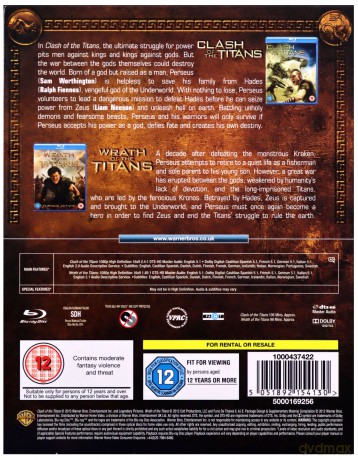 Clash of the Titans / Wrath of the Titans (Starcie Tytanów / Gniew Tytanów) [2xBlu-ray]