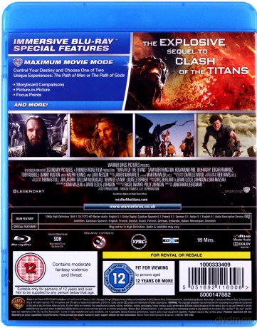 Clash of the Titans / Wrath of the Titans (Starcie Tytanów / Gniew Tytanów) [2xBlu-ray]