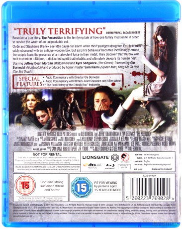The Possession: Uncut Edition (Kronika Opętania) [Blu-Ray]