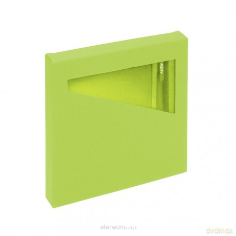 Notes A6 z długopisem limonkowy w pudełku