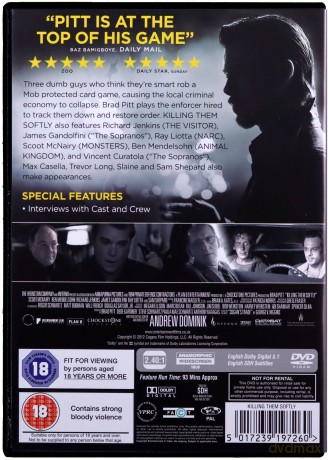 Killing Them Softly (Zabić, Jak To Łatwo Powiedzieć) [DVD]
