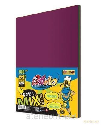 Papier ksero A4 80g 5 kolorów 100 arkuszy trend