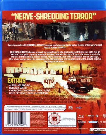Chernobyl Diaries (Czernobyl. Reaktor Strachu) [Blu-Ray]