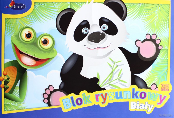 Blok Rysunkowy Biały A3/20 kartek (Rexus) [SZKOŁA]