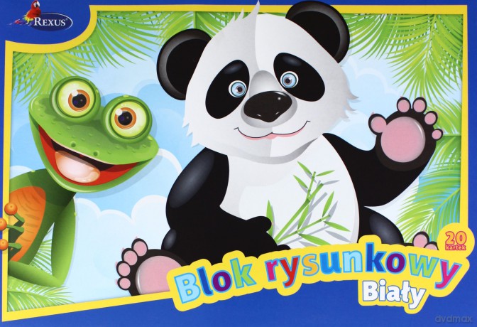 Blok Rysunkowy Biały A4/20 kartek (Rexus) [SZKOŁA]