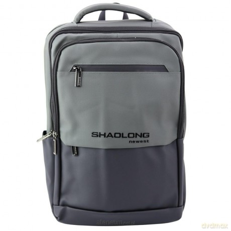 Plecak biznesowy z USB czarno szary 16L