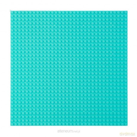 Płyta do budowania z klocków turkusowa 40x40 cm [KLOCKI]