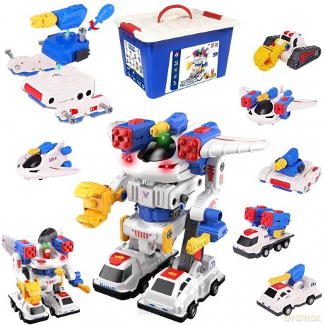 Pojazdy łączone magnetycznie robot 50el [KLOCKI]
