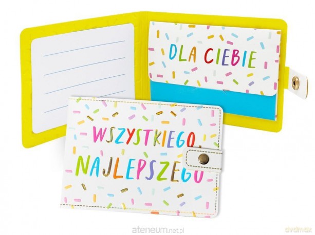 Portfelik Wszystkiego najlepszego kolor kreski