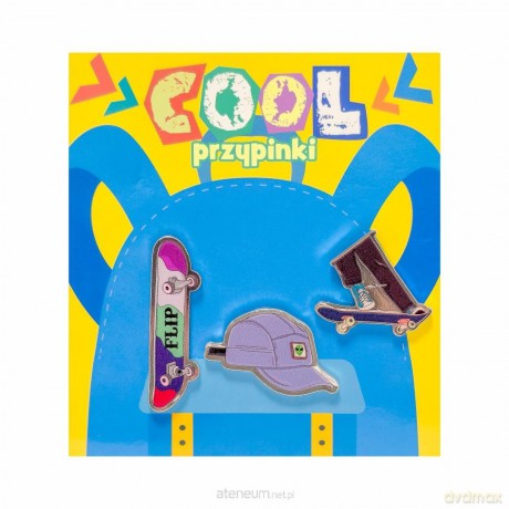 Przypinki cool. Deskorolka