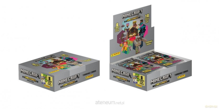 Saszetka z kartami Minecraft (18szt)