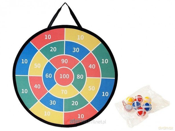 Tarcza na rzep z piłeczkami