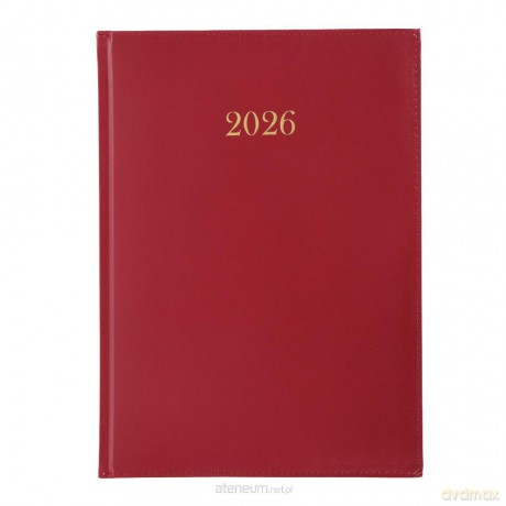 Terminarz 2026 tygodniowy A4 Divas bordowy [KALENDARZ]