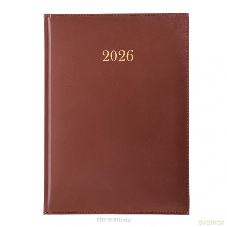 Terminarz 2026 tygodniowy A4 Divas brązowy [KALENDARZ]