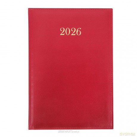 Terminarz 2026 tygodniowy B5 Divas bordowy [KALENDARZ]