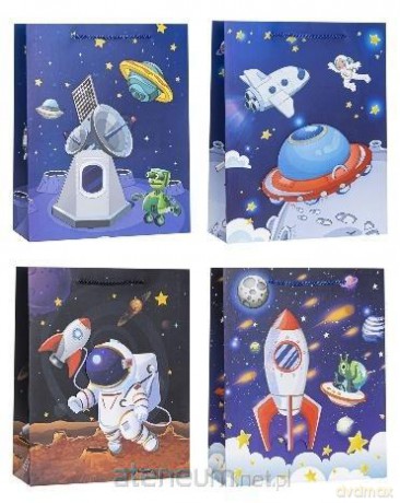 Torebka dziecięce Pop-Up 3D 31x42x12 cm mix