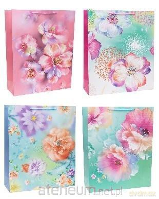 Torebka ozdobna 50x70x20 cm szerokie dno mix