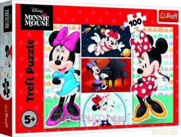 TREFL 100 el. Zabawna Minnie [PUZZLE]