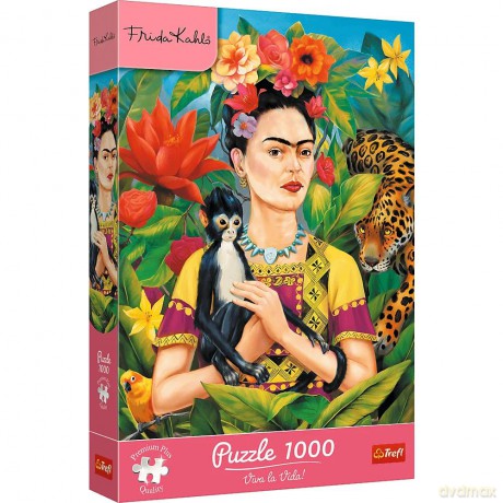 TREFL 1000 el. Frida Kahlo: Portret w dżungli [PUZZLE]