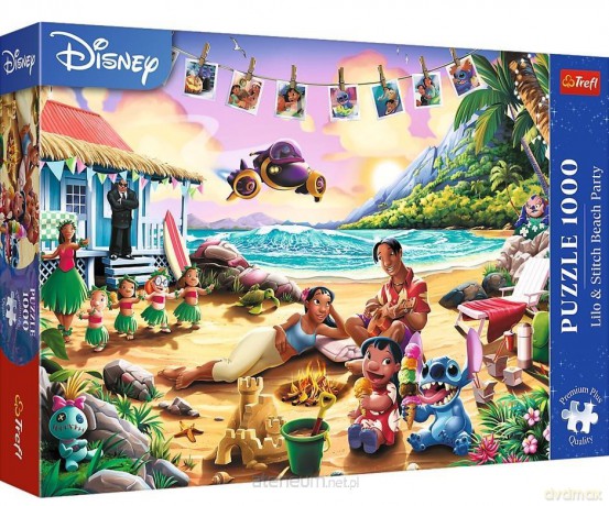 TREFL 1000 el. Lilo&Stitch Impreza na plaży [PUZZLE]