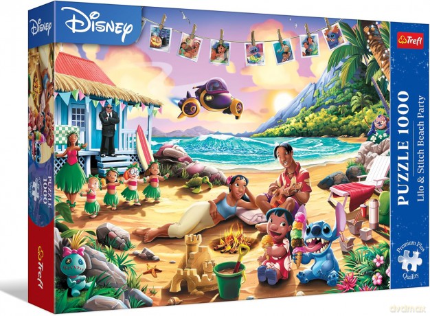 TREFL 1000 el. Lilo&Stitch Impreza na plaży [PUZZLE]