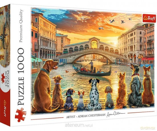 TREFL 1000 el. Pieski w Wenecji [PUZZLE]