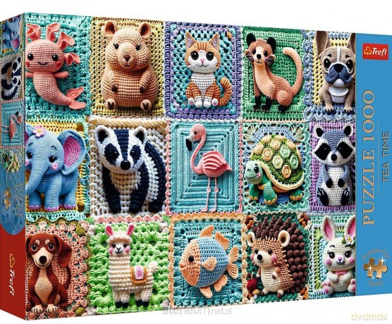 TREFL 1000 el. Szydełkowe zwierzątka [PUZZLE]