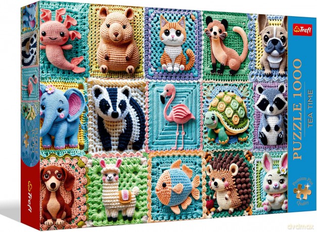 TREFL 1000 el. Szydełkowe zwierzątka [PUZZLE]