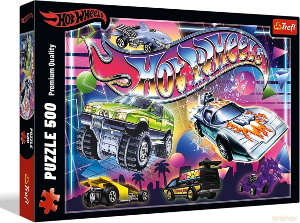 TREFL 500 el. Hot Wheels: Lata 80-te [PUZZLE]