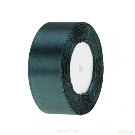 Wstążka satynowa 74 zieleń butelkowa 38mm/32m