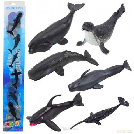 Zestaw mini figurek zwierzęta morskie 6-8 cm 6szt