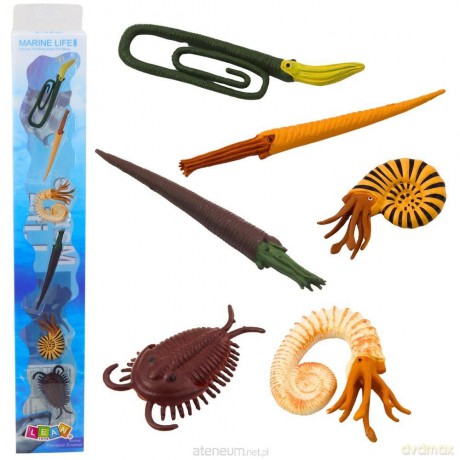 Zestaw mini figurki morskie stworzenia 6-9 cm 6szt