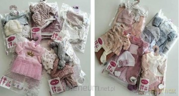 Zestaw ubranek dla lalek Pitu 26 cm MIX