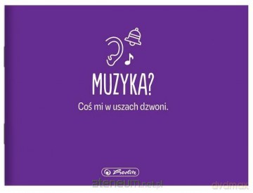 Zeszyt do nut A5/16K pięciolinia Muzyka (20szt)