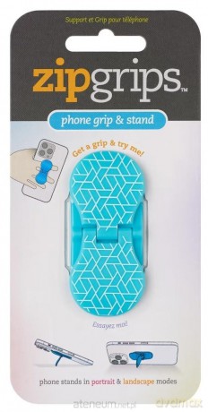 ZipGrip uchwyt na palce do telefonu Wzory geomet.