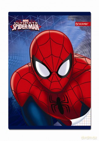 Zeszyt A5/16 kartek Kratka (Spider-Man) [SZKOŁA]