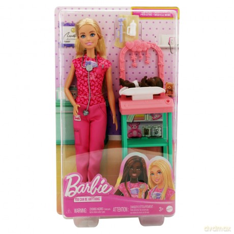 Barbie kariera zestaw opieka mix JCR71