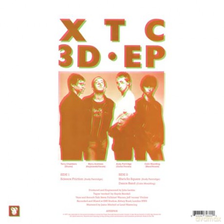 Xtc: 3D EP (Limited) (100% Re-Cycled Eco-Jazz) [Winyl]