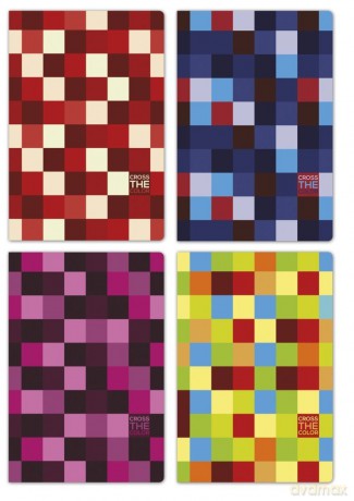 Zeszyt A5/60 kartek Kratka (Cross The Color) [SZKOŁA]