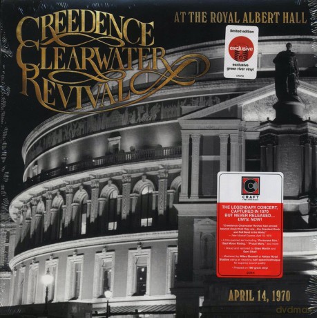 Creedence Clearwater Revival: At The Royal Albert Hall (April 14. 1970) (Translucent Green/Black Marble) [Winyl]